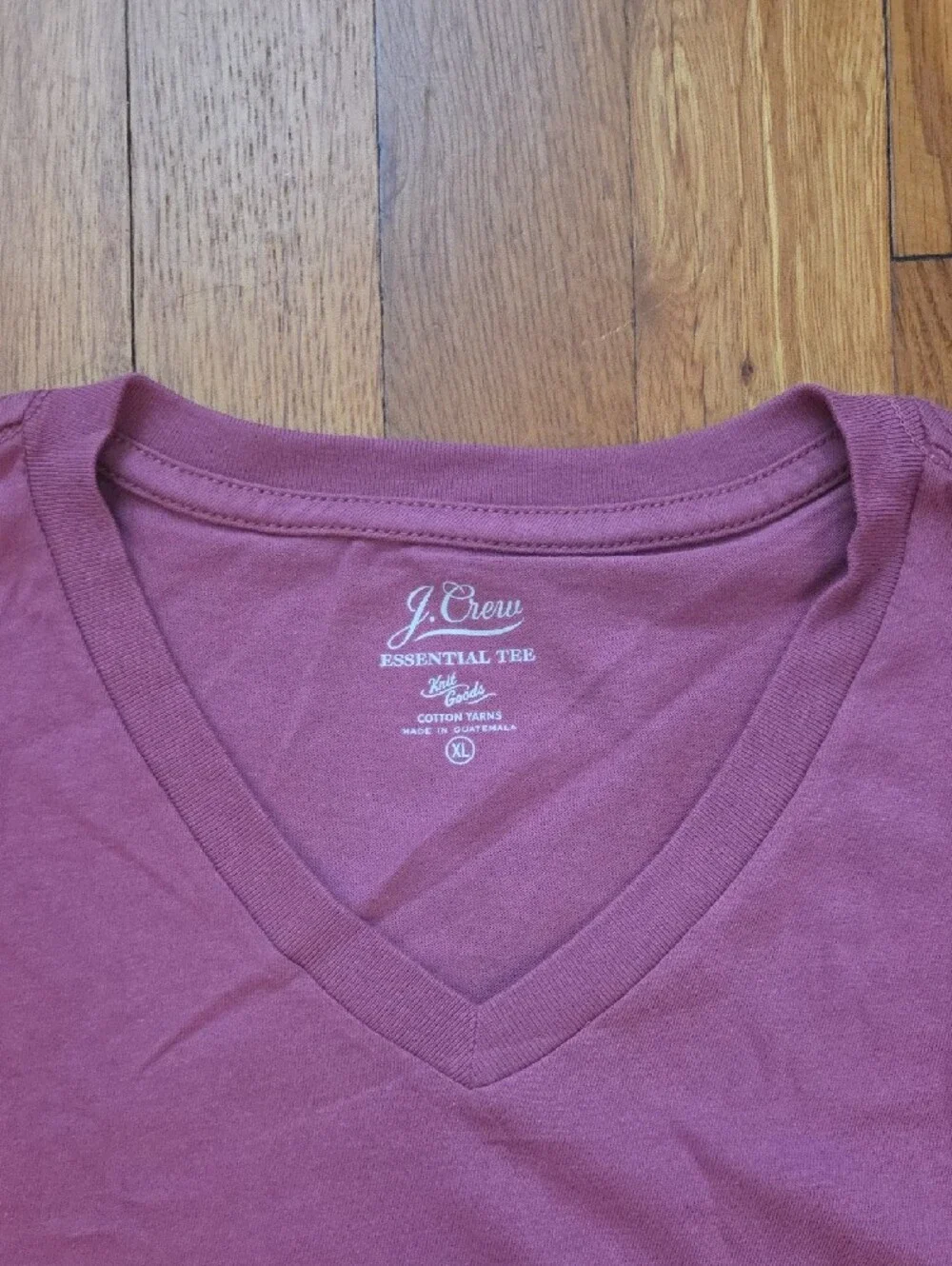J. Crew Men's V-Neck Short Sleeve Tee - Picture 3 of 3